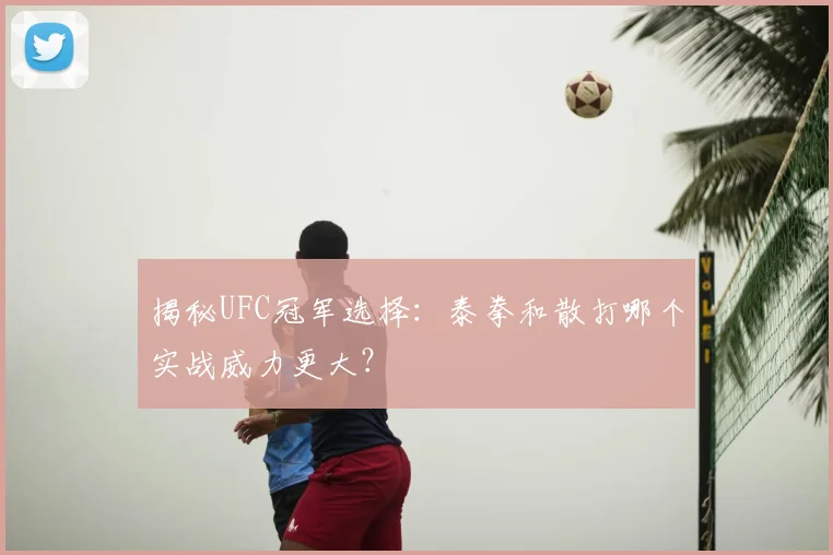 揭秘UFC冠军选择：泰拳和散打哪个实战威力更大？
